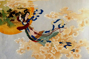 《嫦娥食灵芝奔月》